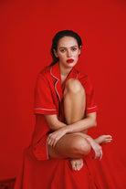 Ginia Fine Finishes Short Silk Pyjama Set - La Donna