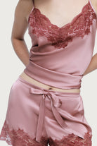 Ginia Silk Lace Cami - La Donna