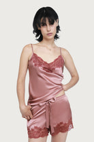 Ginia Silk Lace Shorts - La Donna