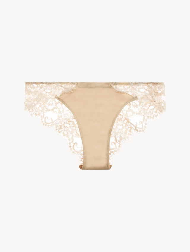 La Perla Souple Cotton Brazilian Brief - Nude - La Donna