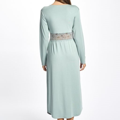 Love & Lustre Butterfly Long Sleeve Modal Nightdress - Tea - La Donna