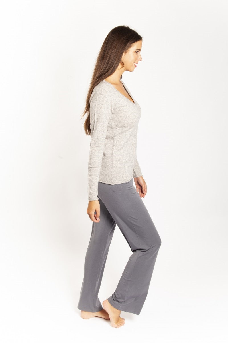 Love & Lustre Cashmere Lounge Top - La Donna