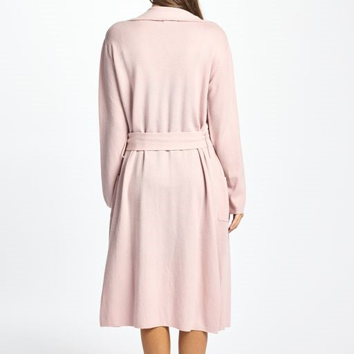 Love & Lustre Cashmere Robe - Blush - La Donna
