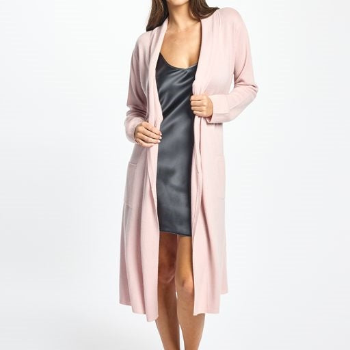 Love & Lustre Cashmere Robe - Blush - La Donna