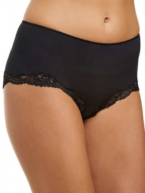 Love & Lustre Classic Lace Boyleg - Black - La Donna