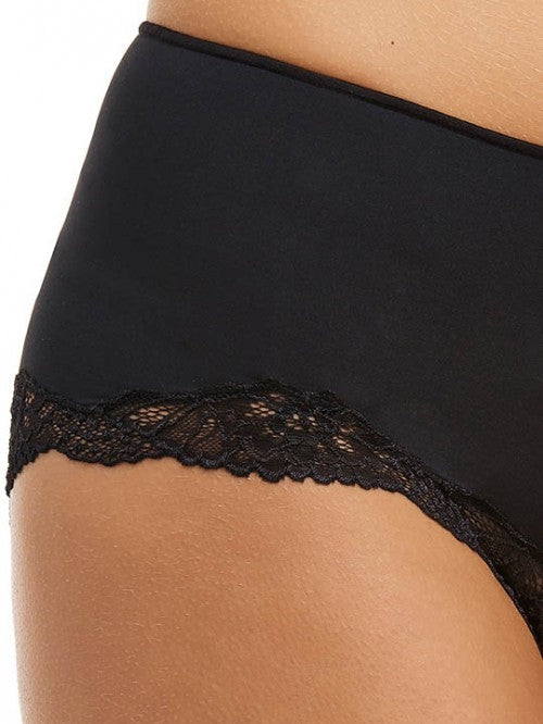 Love & Lustre Classic Lace Boyleg - Black - La Donna