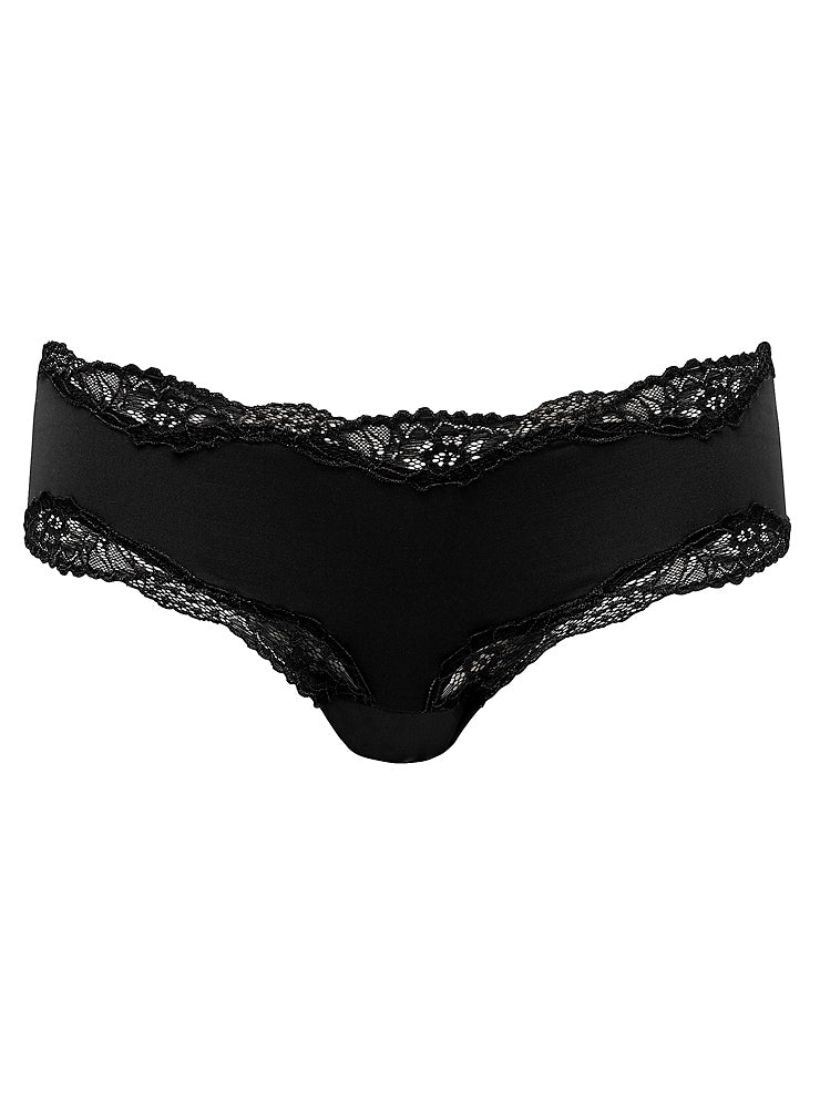 Love & Lustre Classic Lace French Hipster - Black - La Donna