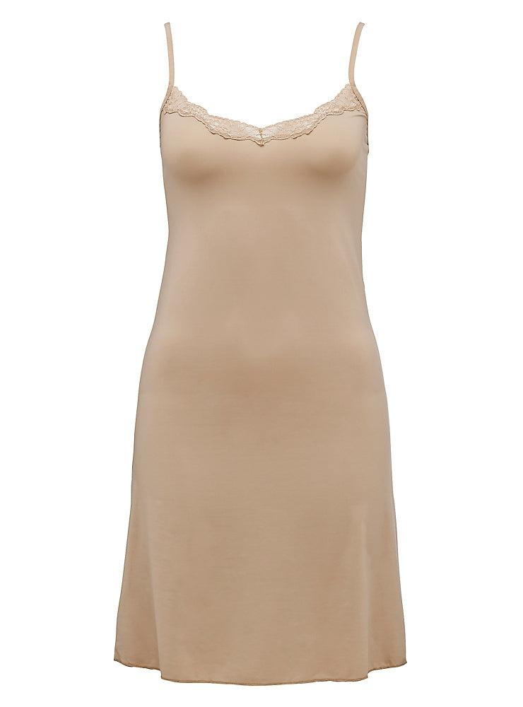 Love & Lustre Classic Lace Slip - Nude - La Donna