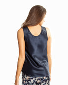 Love & Lustre Mono Silk Camisole - Navy - La Donna
