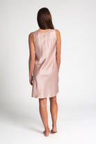 Love & Lustre Mono Silk Short Nightdress - Dusk Pink - La Donna