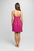 Love & Lustre Premium Modal Butterfly Short Nightdress - Cerise - La Donna
