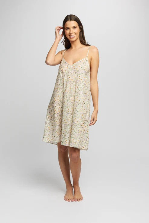 Love & Lustre Pure Cotton Voile A-Line Nightie - La Donna