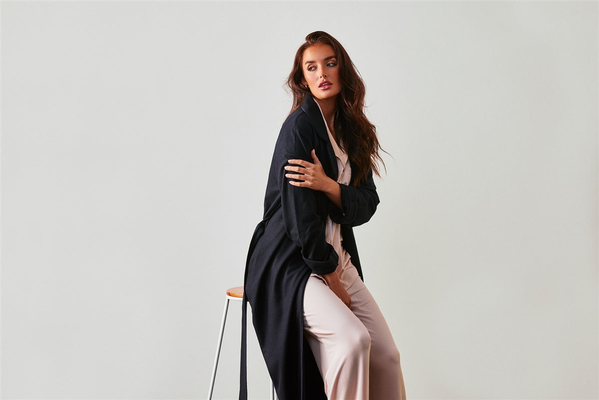 Love & Lustre Pure Wool Robe - La Donna