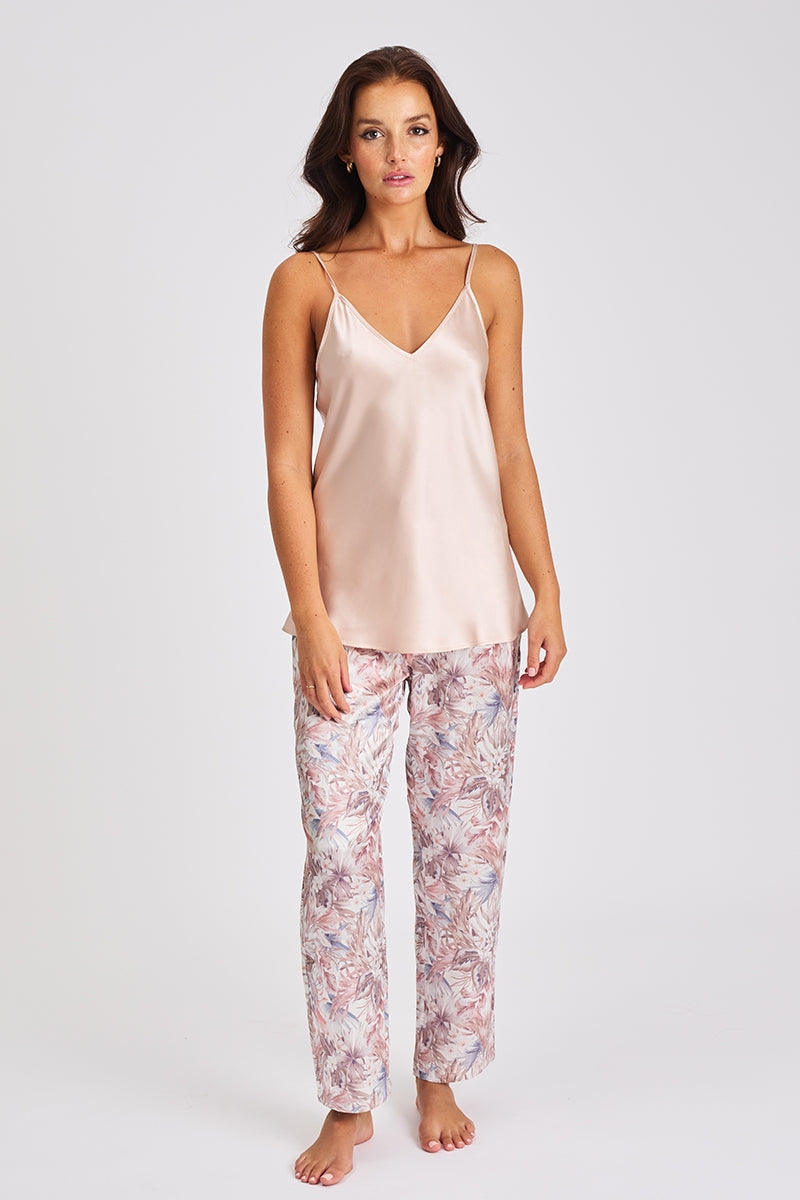 Love & Lustre Silk Camisole - Dusk Pink - La Donna