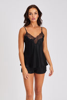 Love & Lustre Silk Camisole with Lace - La Donna