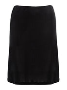 Love & Lustre Silk Jersey Half Slip - Black - La Donna
