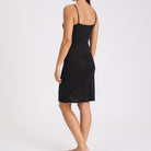 Love & Lustre Silk Jersey Slip - Black - La Donna