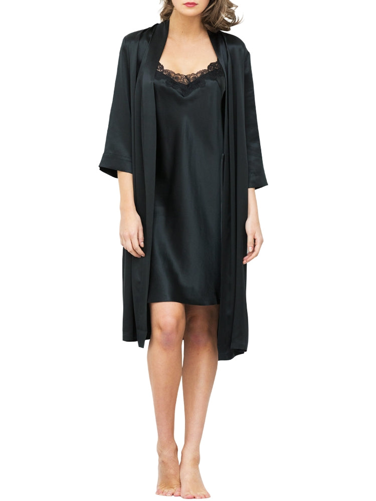 Love & Lustre Silk Robe - La Donna