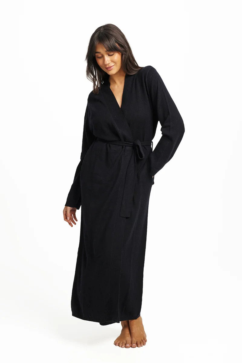 Love & Lustre Wool Cashmere Robe - La Donna