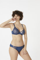 Maison Lejaby Flora Full Cup Bra - Stone Blue - La Donna