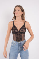 Maison Lejaby Sheer Lace Bodysuit - La Donna