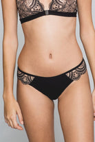 Maison Lejaby Tattoo Tanga - Black - La Donna