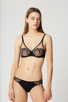 Maison Lejaby Tattoo Tanga - Black - La Donna