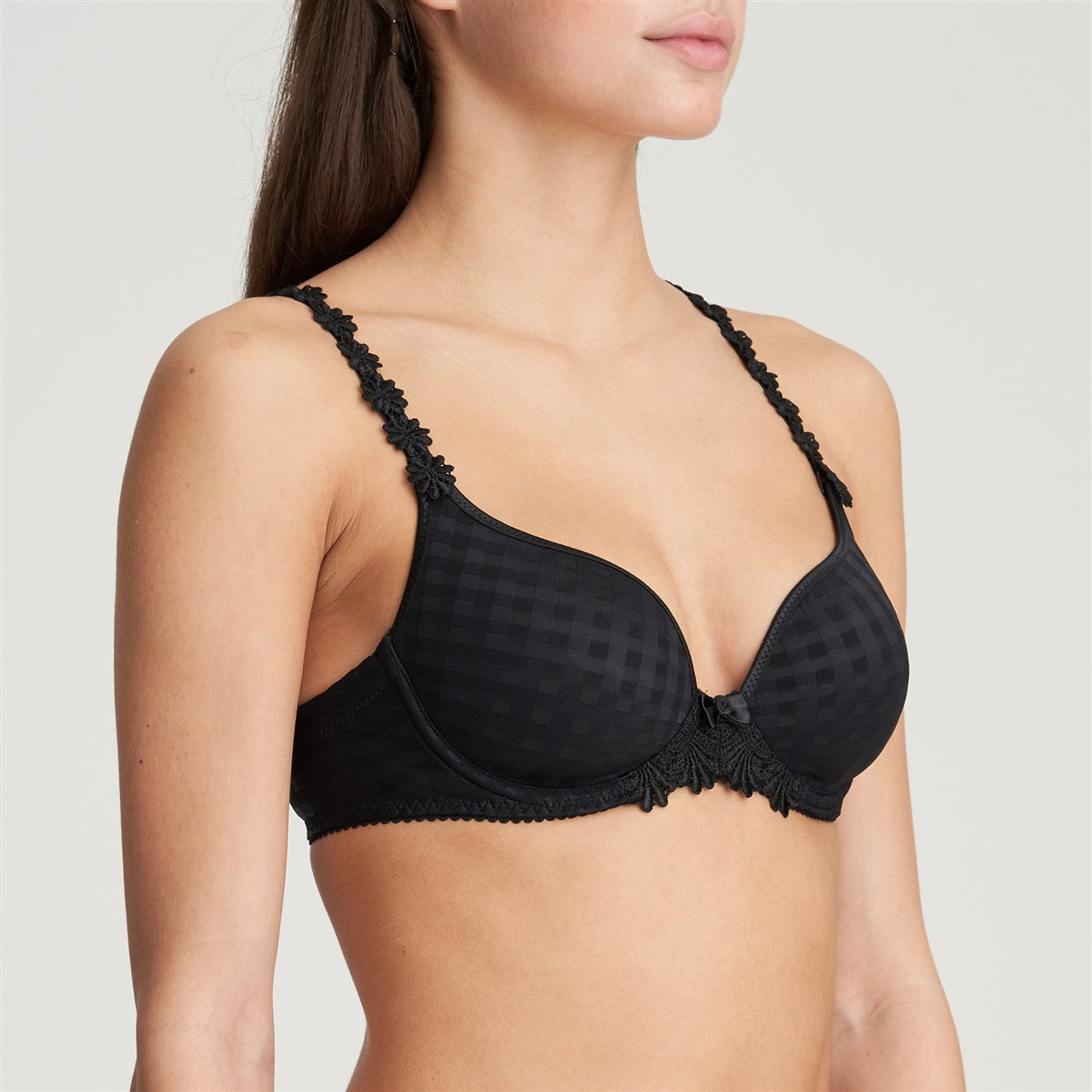 Marie Jo Avero Heart Shape Padded Bra - Black - La Donna