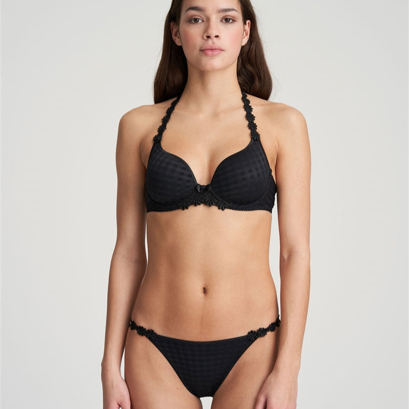Marie Jo Avero Heart Shape Padded Bra - Black - La Donna