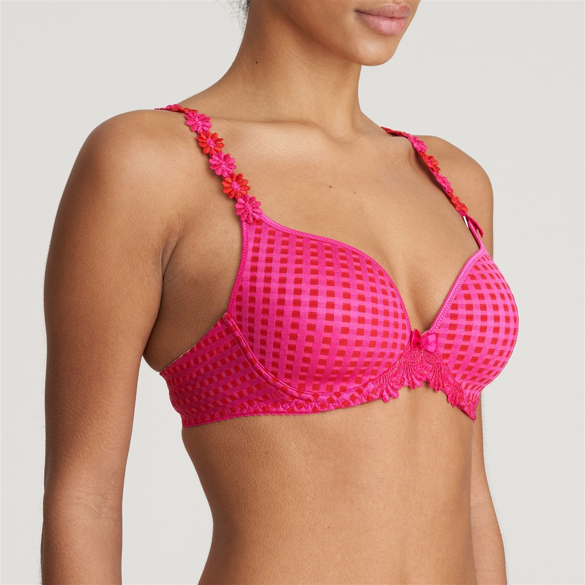 Marie Jo Avero Heart Shape Padded Bra - Electric Pink - La Donna