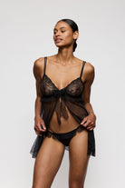 Marie Jo Noova Special Babydoll - Black - La Donna