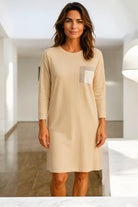 Pluto Galina Long Sleeve Cotton Nightdress - La Donna