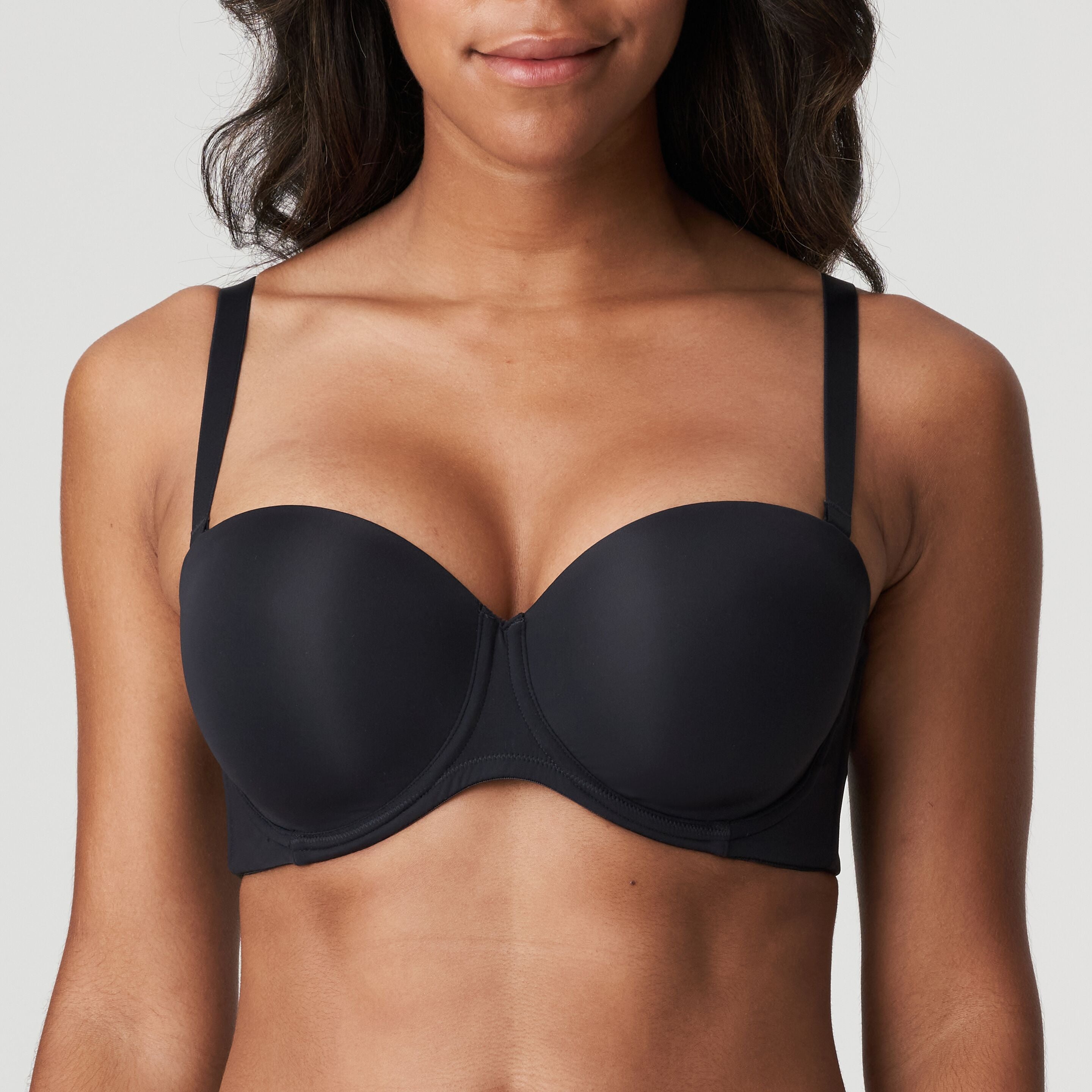 Primadonna Figuras Strapless Bra - Charcoal - La Donna