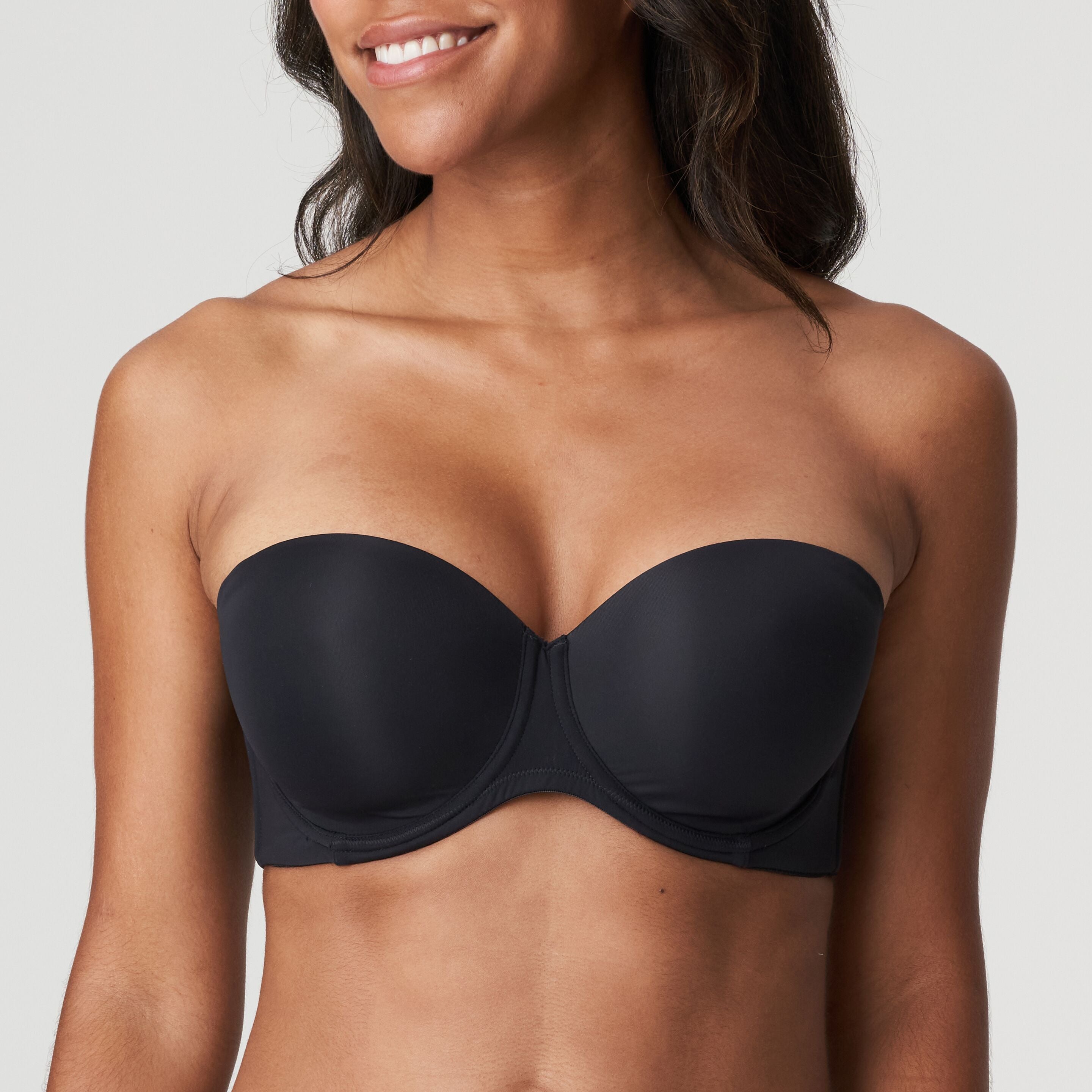 Primadonna Figuras Strapless Bra - Charcoal - La Donna