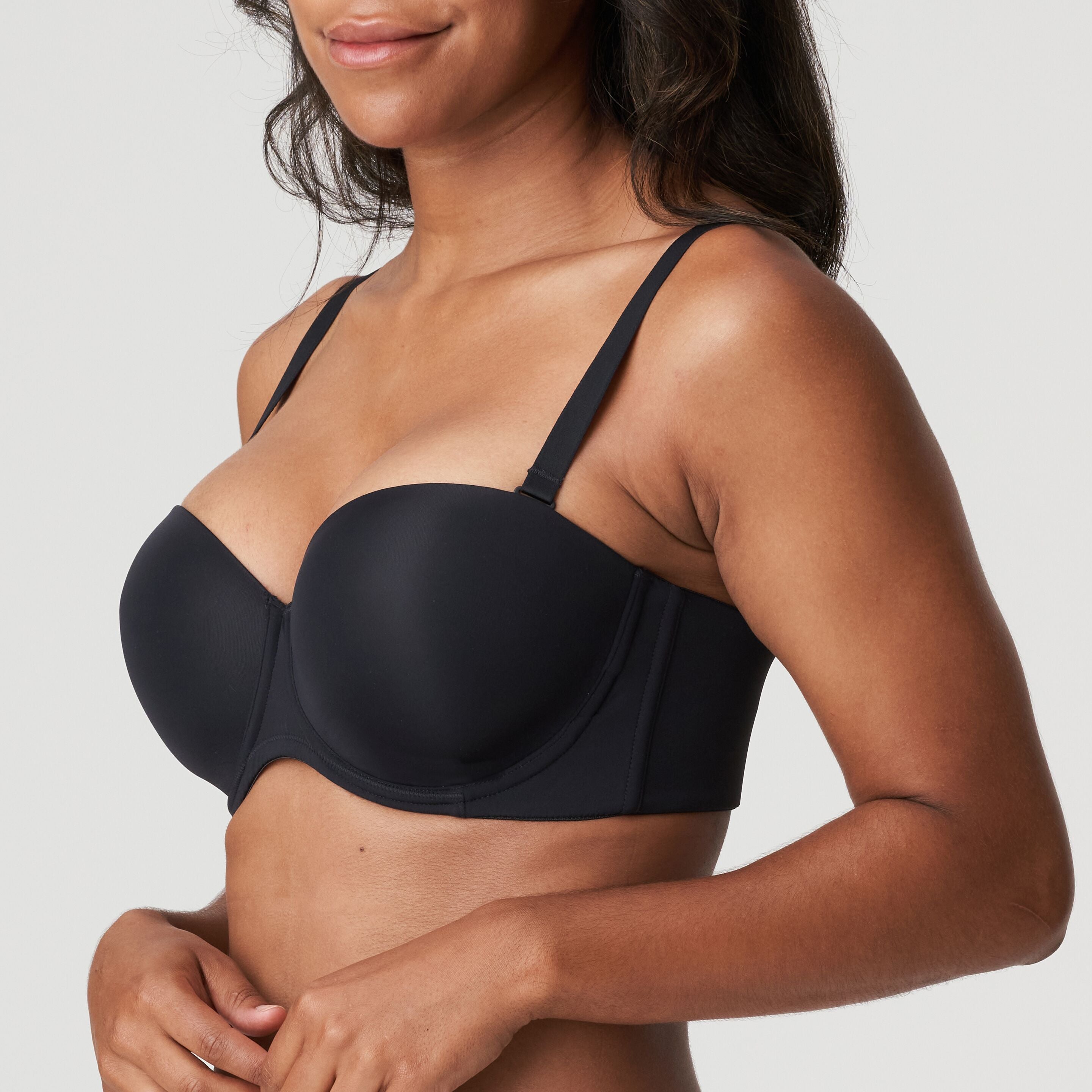 Primadonna Figuras Strapless Bra - Charcoal - La Donna