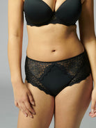 Simone Perele Caresse Culotte - Black - La Donna