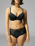 Simone Perele Caresse Culotte - Black - La Donna