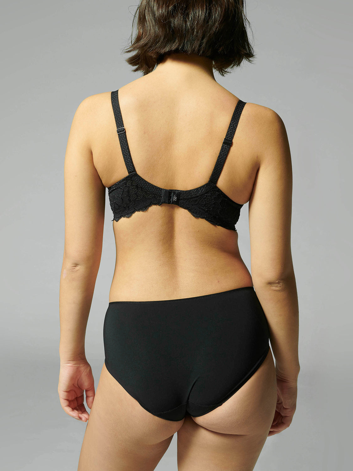 Simone Perele Caresse Culotte - Black - La Donna