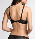 Simone Perele Caresse Plunge Bra - Black - La Donna