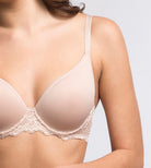 Simone Perele Caresse Plunge Bra - Nude - La Donna