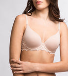 Simone Perele Caresse Plunge Bra - Nude - La Donna