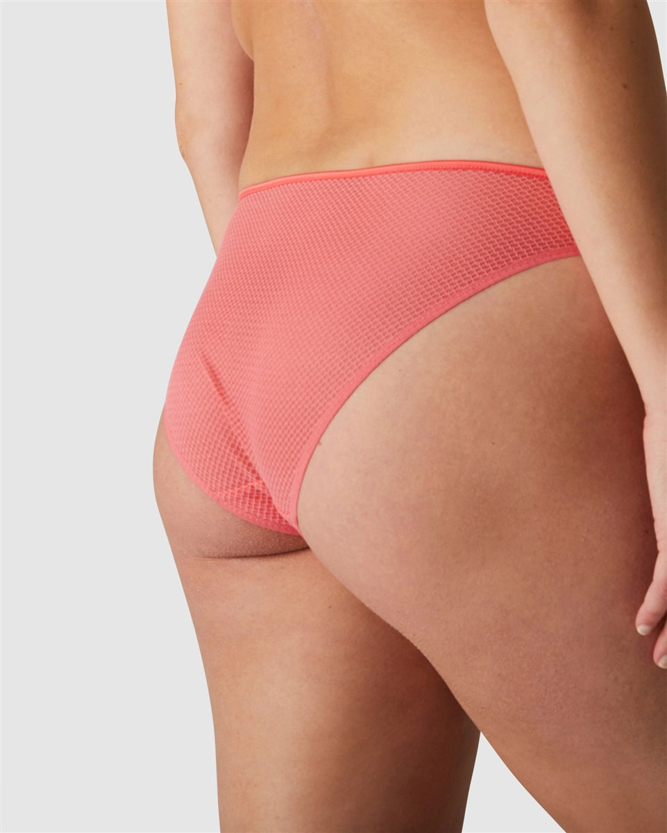 Simone Perele Dahlia Bikini Brief - Papaya - La Donna