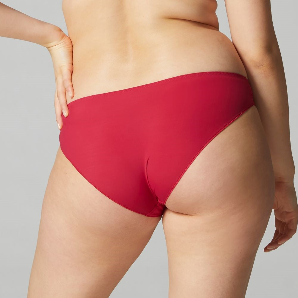 Simone Perele Delice Bikini Brief - Cranberry - La Donna