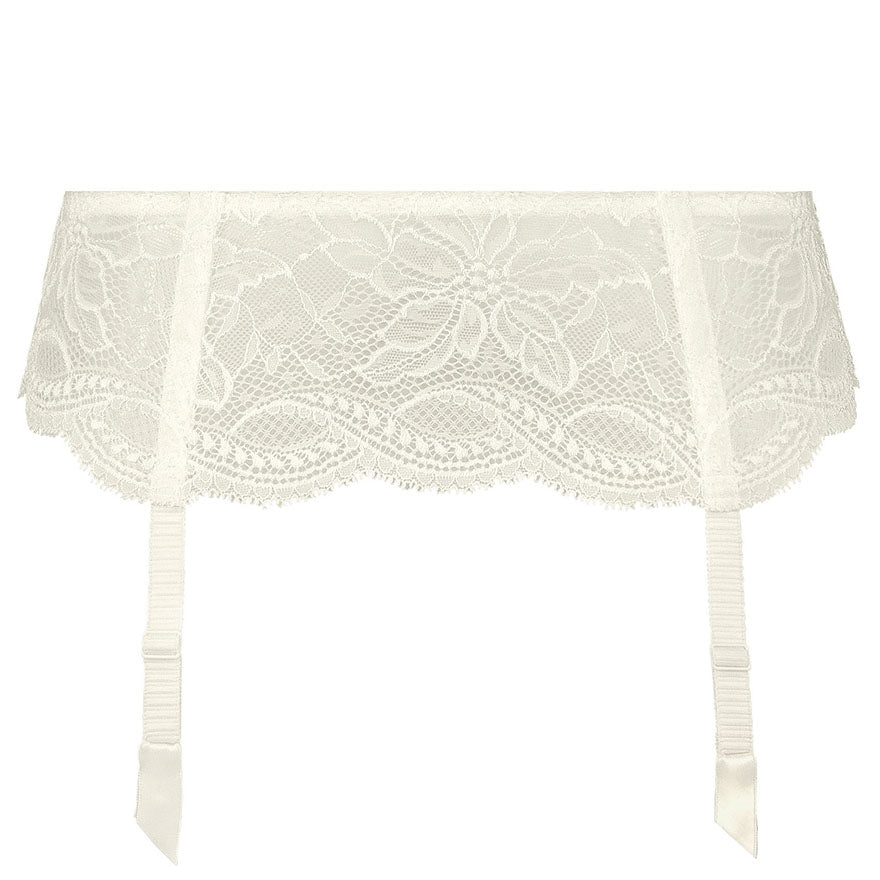 Ivory all lace Suspender Belt