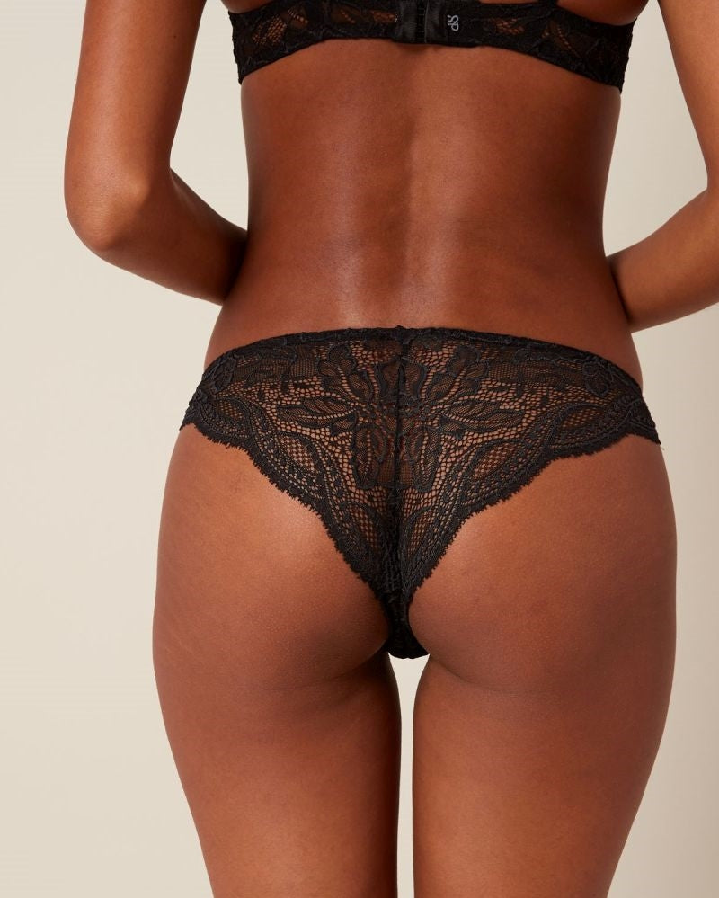 Simone Perele Eden Chic Tanga - Black - La Donna
