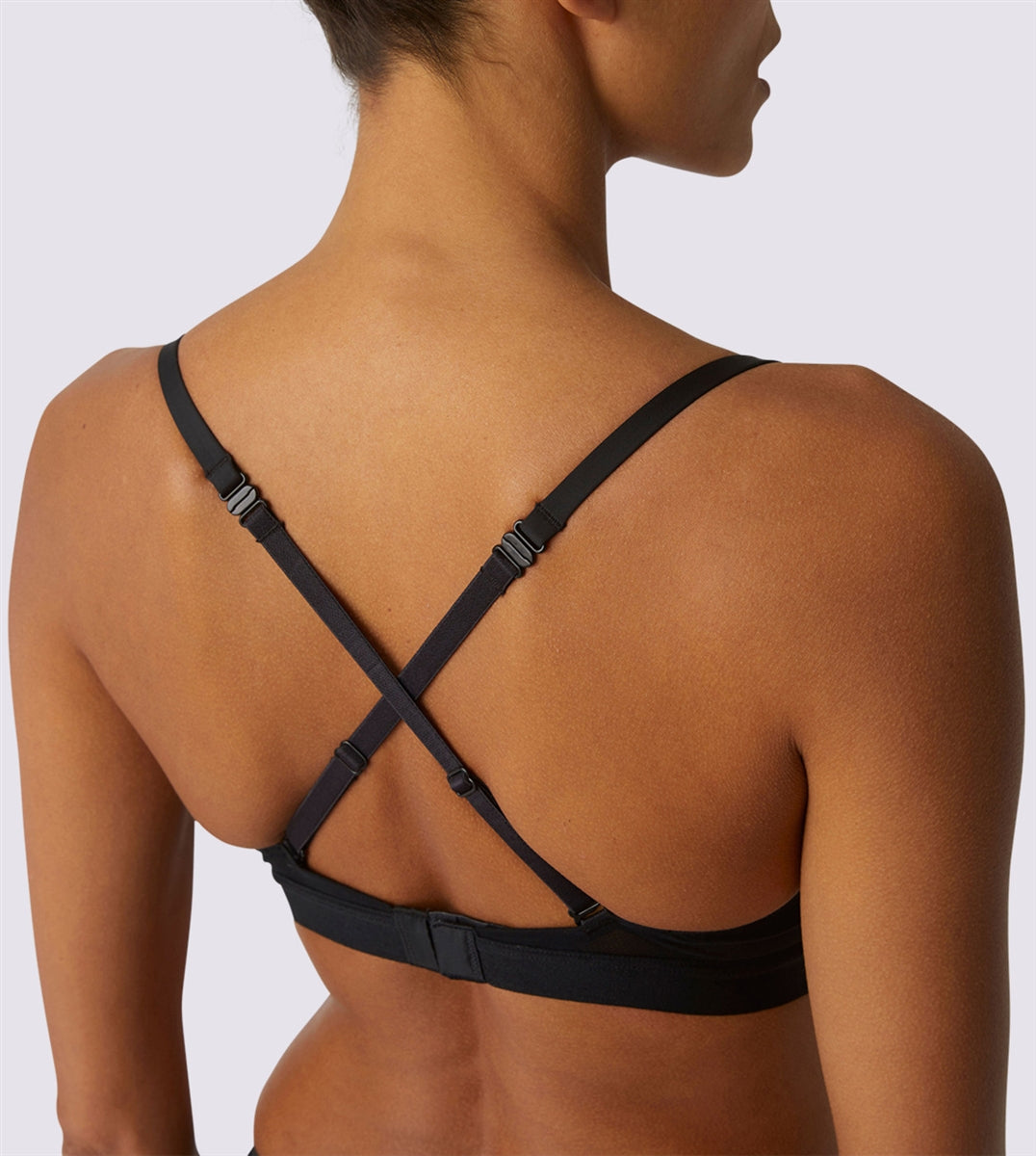 Simone Perele Essentiel Padded Triangle Bra - Black - La Donna