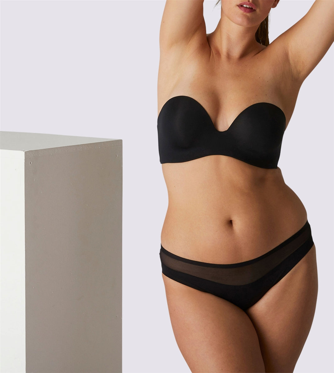 Simone Perele Essentiel Strapless Bra - Black - La Donna