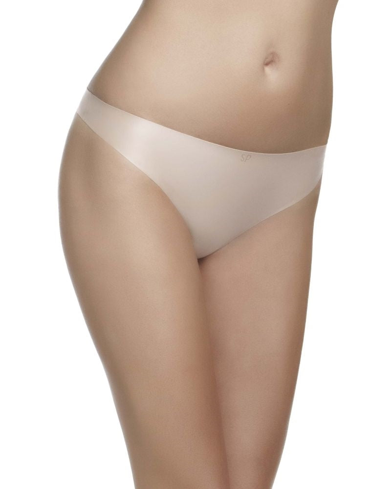 Nude microfibre g-string