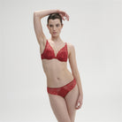 Simone Perele Saga Bikini Brief - Lipstick Red - La Donna