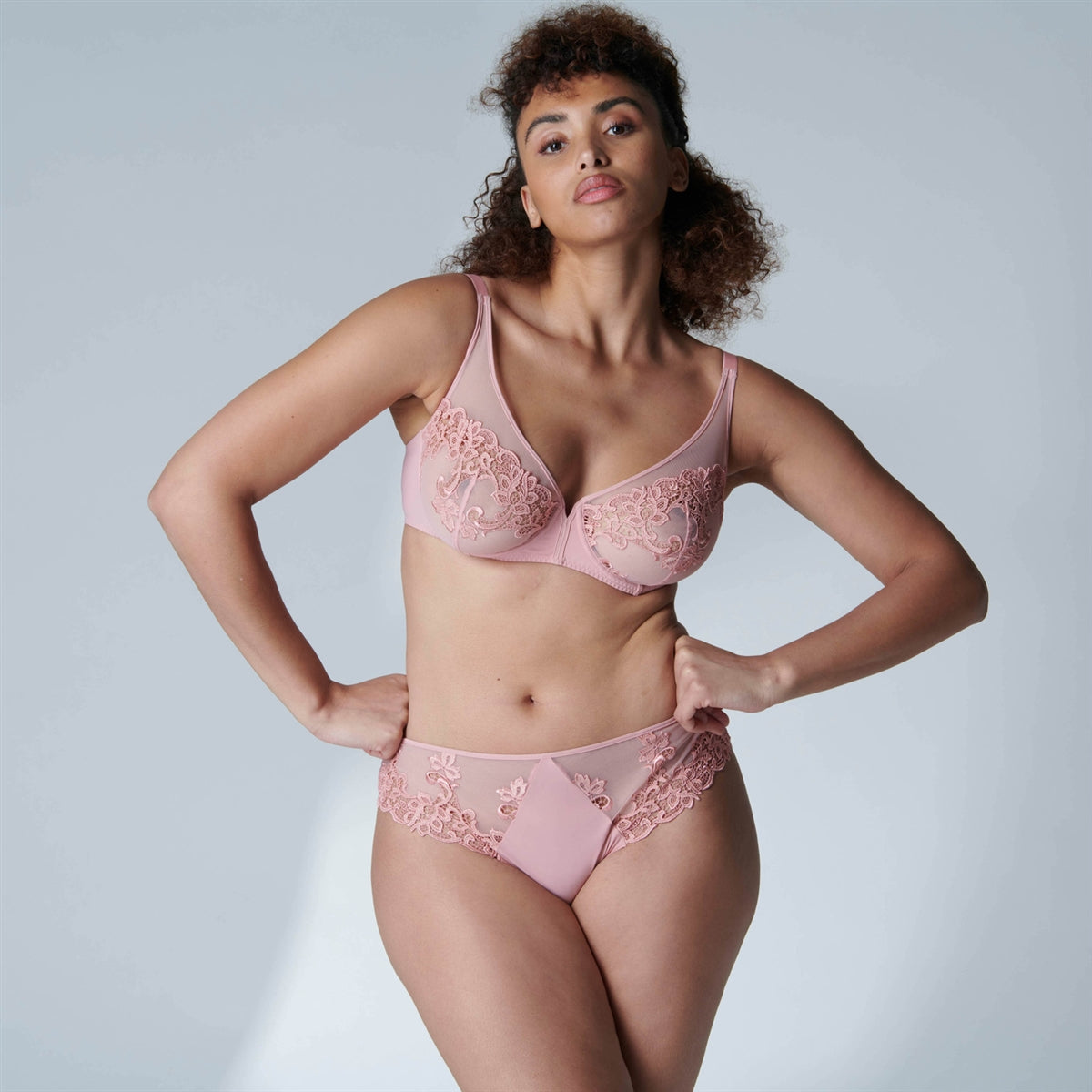 Simone Perele Saga Bikini Brief - Verona Pink - La Donna